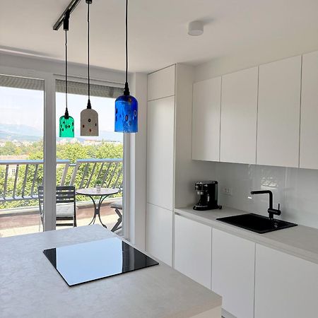 Luxe Penthouse With A Castle View Ljubljana Exterior foto