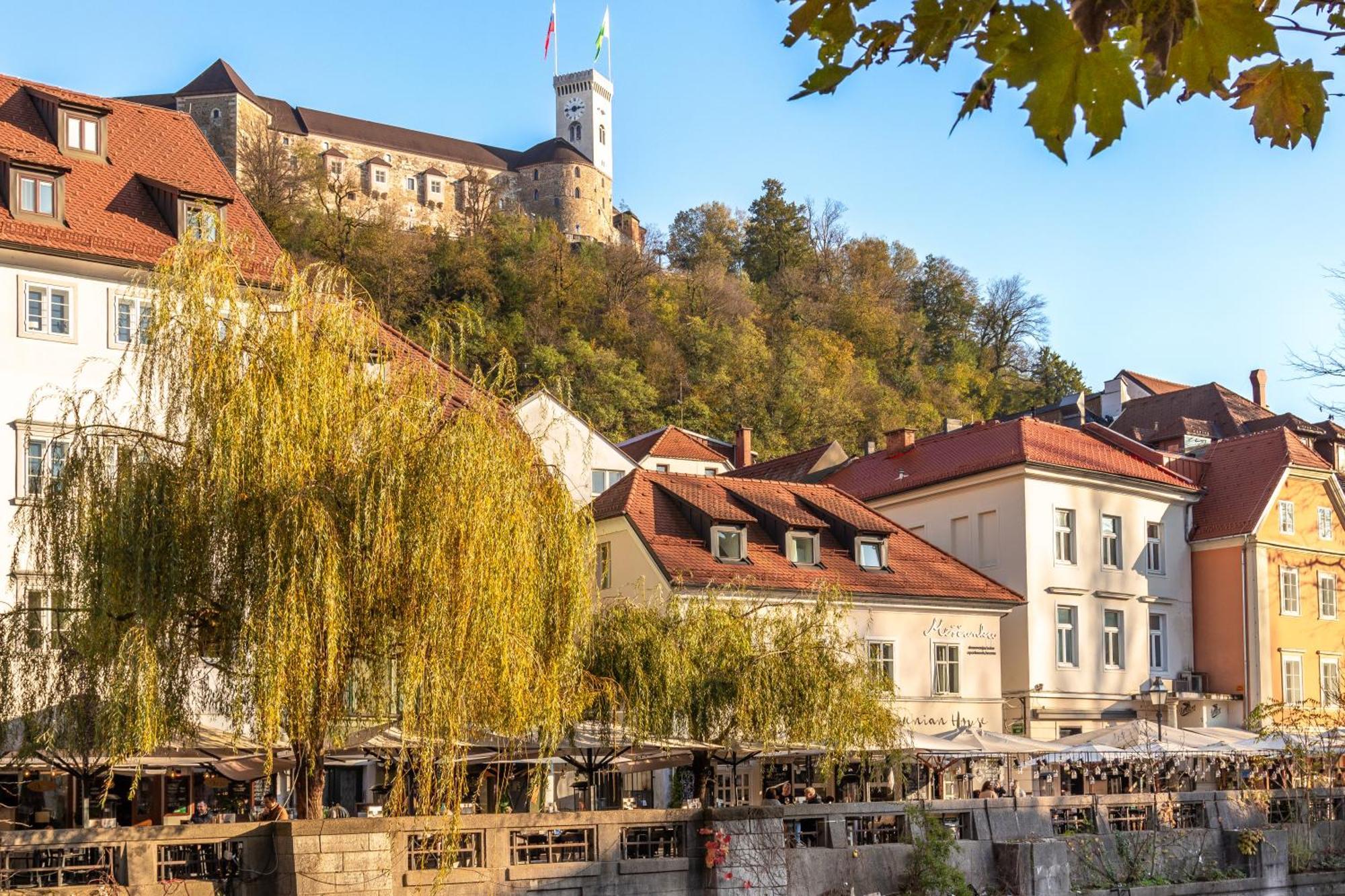 Luxe Penthouse With A Castle View Ljubljana Exterior foto